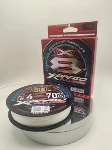 Linha Multifilamento X-braid Full Drag X8 PE#4 70lb 300m Cor Branco