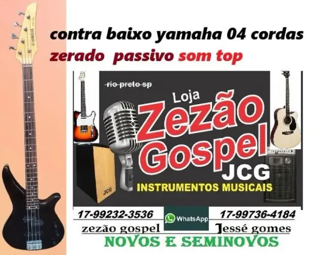 Contra Baixo Passivo Yamaha 04 cordas fazemos entrega