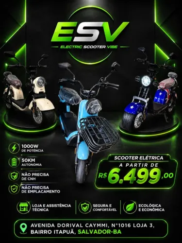 SCOOTER ELÉTRICA 0KM GARANTIA ASSISTÊNCIA TÉCNICA SERVIÇO de ENTREGA