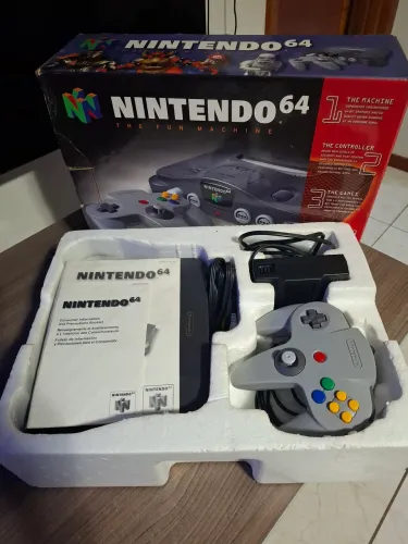 Nintendo 64 lindo muito conservado