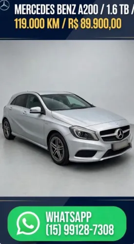 Mercedes-Benz Classe A 200 1.6 TB 16V Urban 156cv Aut. 2014