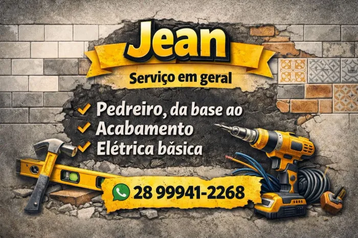 Pedreiro da base ao acabamento