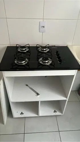 Fogão cooktop 5 bocas com suporte