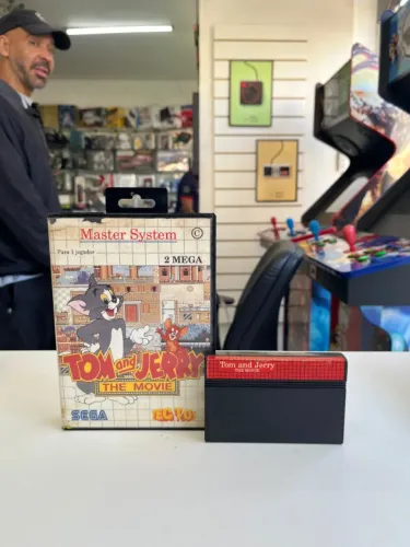JOGO TOM AND JERRY THE MOVIE NA CAIXA SEMINOVO - MASTER SYSTEM