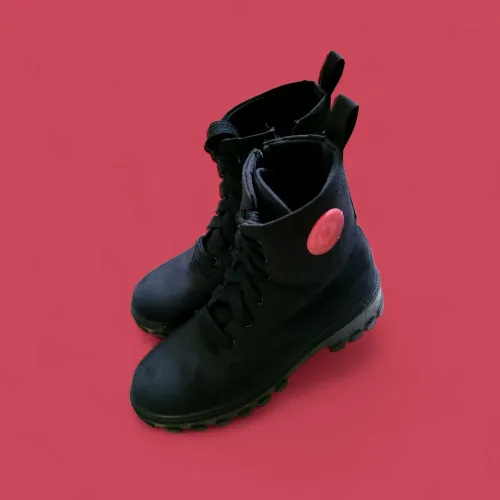 Contorno preto unissex (detalhe em rosa)