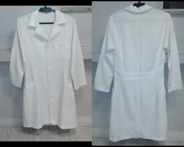 JALECO ASPEN MANGA LONGA FEMININO TAM<br>JALECO ASPEN BRANCO MANGA LONGA FEMININO TAM P