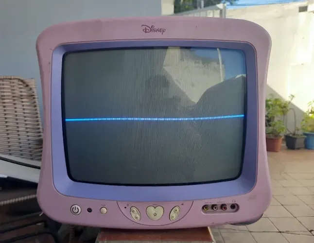 TV de Tubo Disney Princess Vintage (Rosa) - Para Conserto ou Restauração
