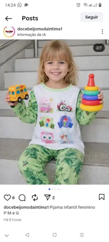 Pijamas infantil