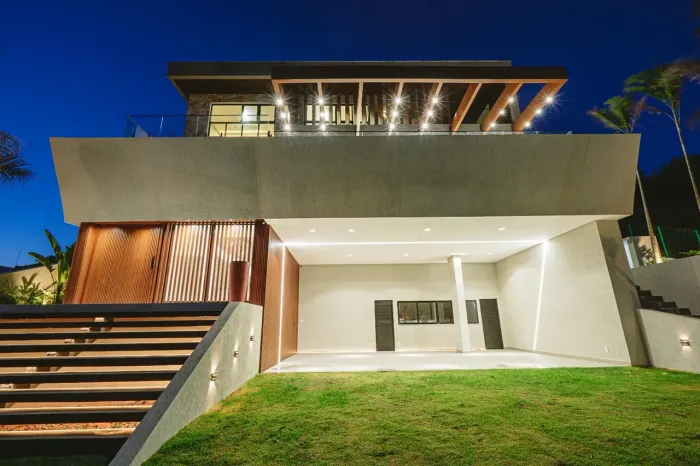 Locação Casa alto luxo no Condomínio Alphaville 2 Salvador 5 suítes