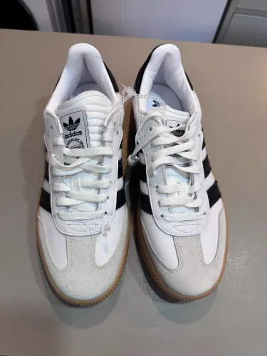 Tênis adidas Samba OG Masculino Branco Preto Gum B75806 Tam 8.5/ 40BR