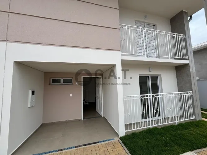 Alugue já: Casa de 3 quartos em condomínio Villa Flora, Votorantim-SP, com suíte, 2 vagas 