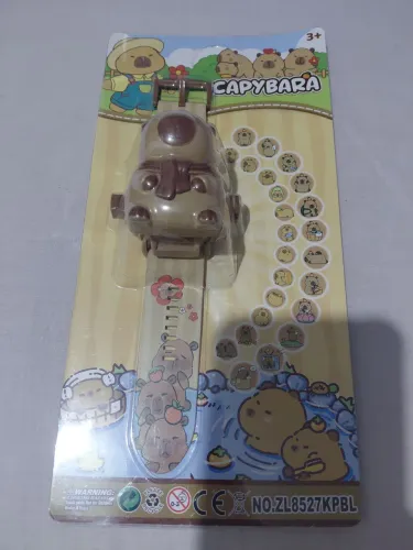 Relógio projetor capybara