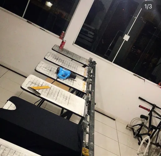 Mesa de serigrafia 6 berços