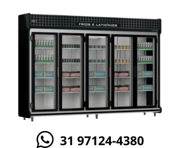 Freezer/Refrigerador 5 Portas Polo Frio 220V
