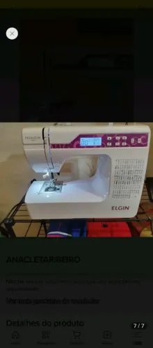 Máquina de costura Elgin Premium