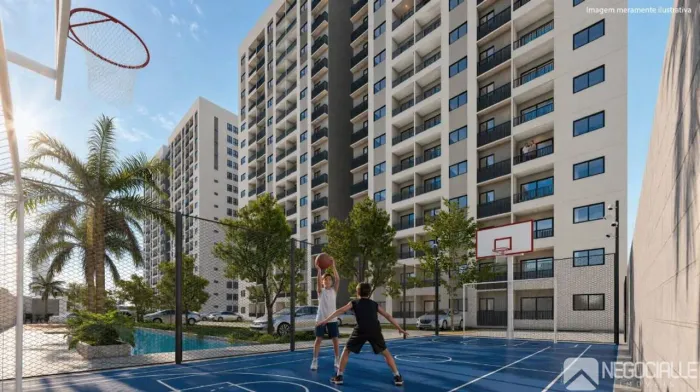 Apartamento com 2 dormitórios à venda, 44 m² por R$ 213.000,00 - Dinamérica - Campina Gran