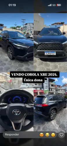 Toyota Corolla Cross XRE 2.0 16V Flex AUT 2024