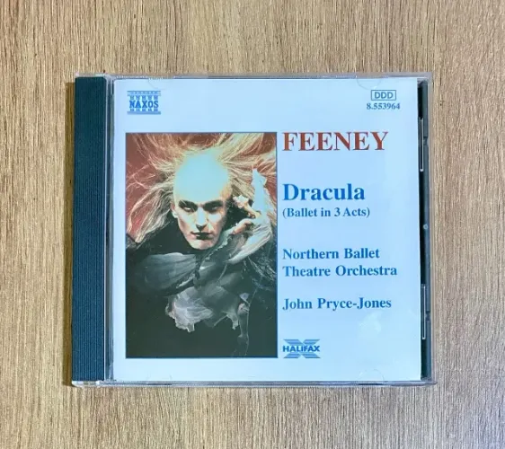 CD Trilha Sonora do Balé Drácula (Ballet in 3 Acts) por Philip Feeney - Made in Canadá