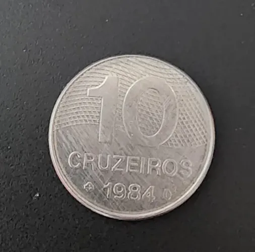 Moeda 10 cruzeiros 1984
