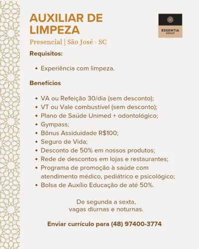 Auxiliar de Limpeza