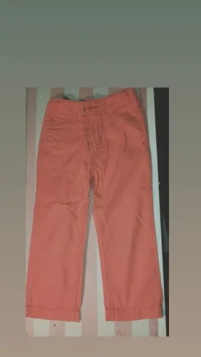 Calça nova laranja infantil
