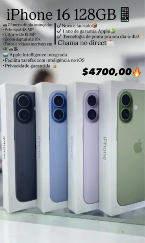 iPhone 16 128 gigas LACRADO