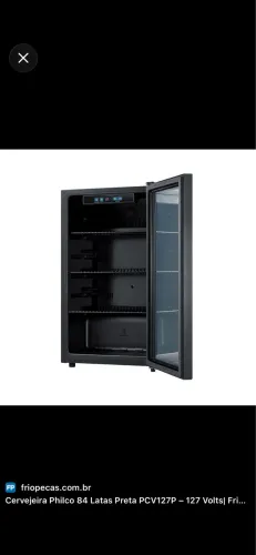 Cervejeira frigobar geladeira Philco PCV127P 82L - Estado de Nova Frigobar