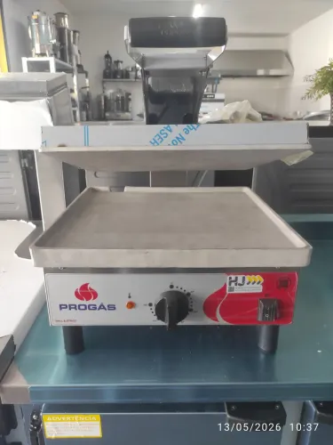 Bh prensa elétrica profissional 42cm alumínio fundido 
