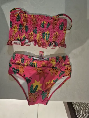 Biquine Panda pool tamanho 10 anos