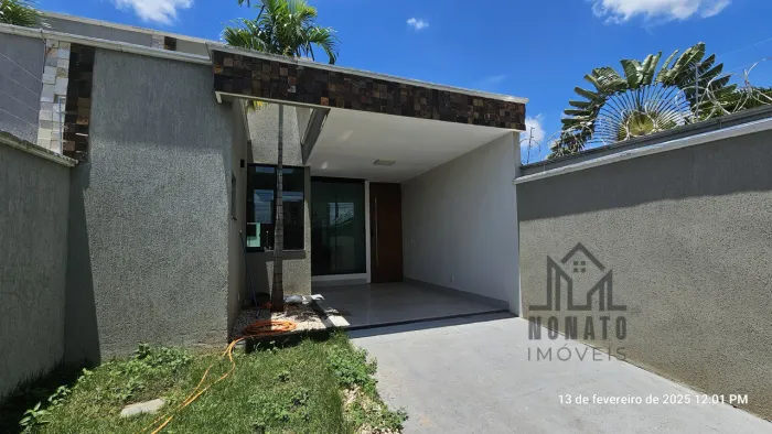 Casa Moderna no Residencial Canadá | 3 Quartos (1 Suíte), Armários Embutido