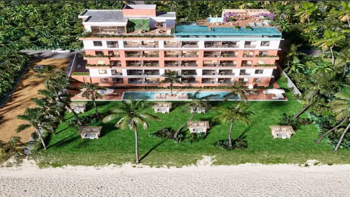 MARAGOGI (PRAIA GRANDE - PÉ NA AREIA FRENTE MAR) - Flat 31 m² com restaurante