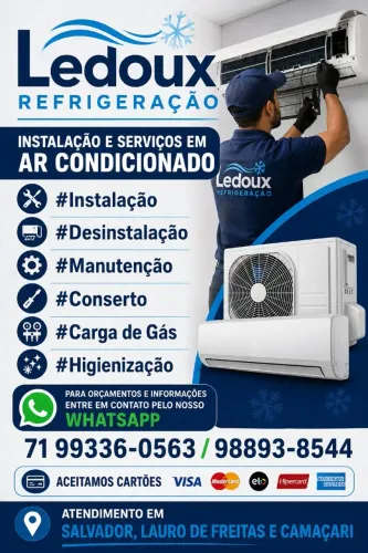 Instalação de Ar condicionado serviços