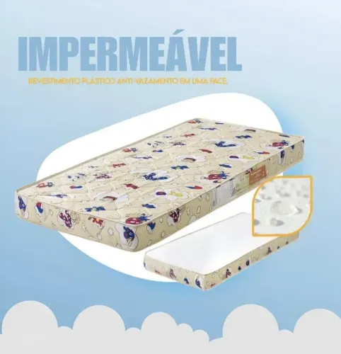Colchão Impermeável berço desmontavel