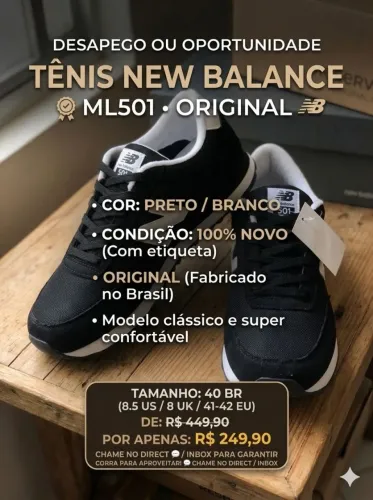Tênis New balance 501