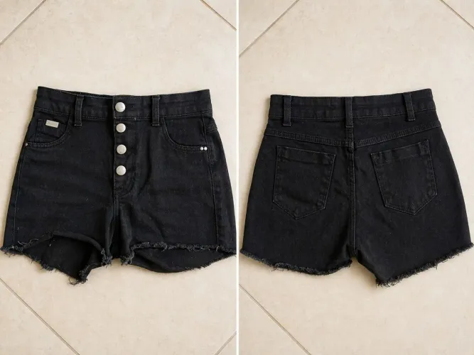 Short jeans feminino