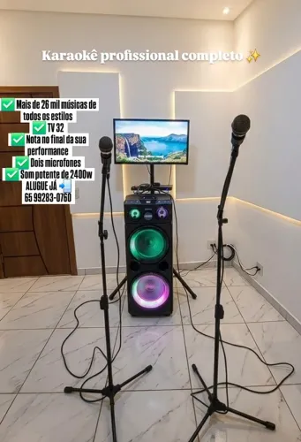 Aluguel de Karaokê pra sua festa, evento , churrasco ou resenha entre amigos!