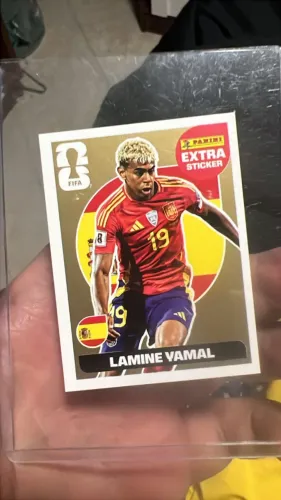 FIGURINHA EXTRA STICKER LEGEND OURO LAMINE YAMAL 2026
