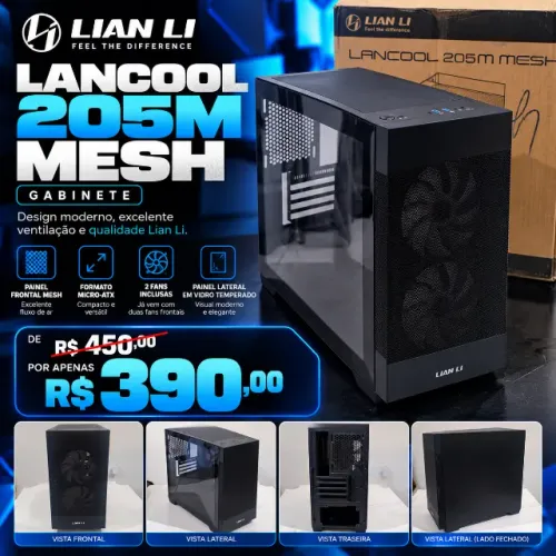 Gabinete Lian Li Lancool 205m Mesh