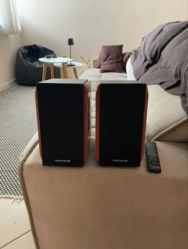 Caixas de Som Tomate MTS-2046 - 110W, Bluetooth, HDMI ARC, USB e Óptico