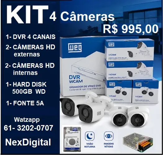 Dvr e câmeras