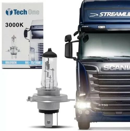 Lampada Tech One Halógena 70/75w 24v Caminhão Varios Modelos