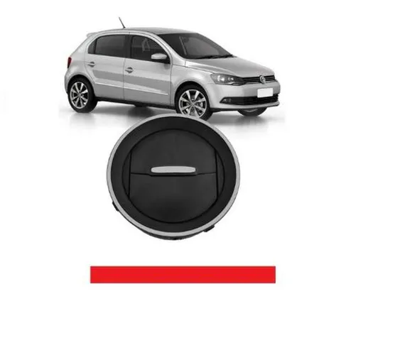 Difusor de Ar Gol G4 G5 G6 Voyage Saveiro - Aro Botao Prata valor unitário tzebo wuaxq