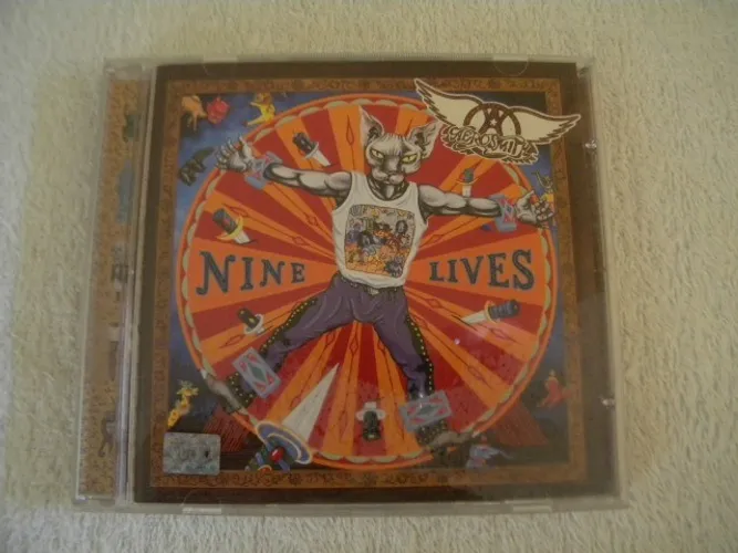 Cd Aerosmith Nine Lives Original.