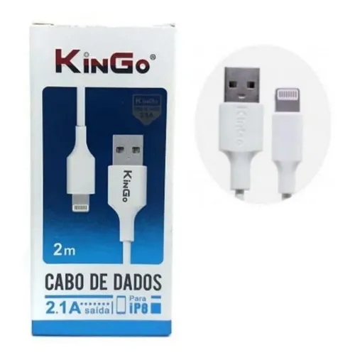 Cabo De Dados Lightning Kingo 2m Para iPhone