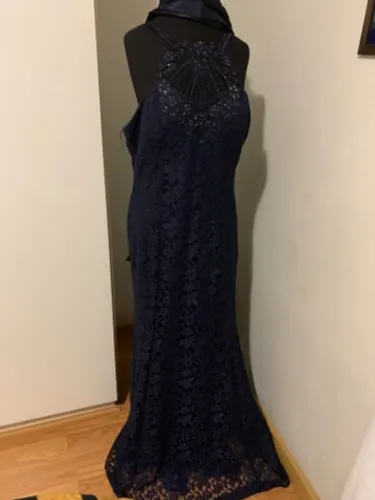Vestido de festa azul marinho lindo 
