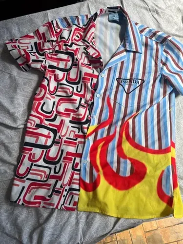 Camisa Prada fogo 