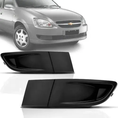 Par Grade Parachoque Chevrolet Corsa Classic 2011 à 2016 - Sem Furo - Fipparts