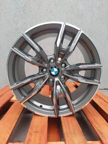 Roda aro 18 Bmw X6 M grafite com diamantado 5x120 jogo