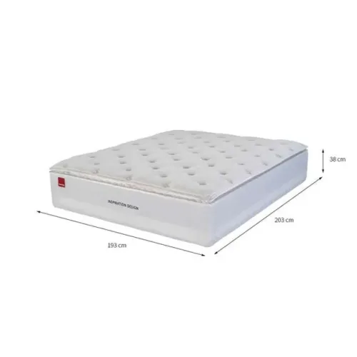 quarto cama colchao molas ensacadas com pillow top king size 