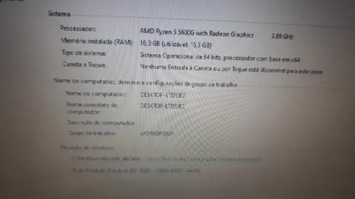 Kit Ryzen 5 5600G 16 gb ram